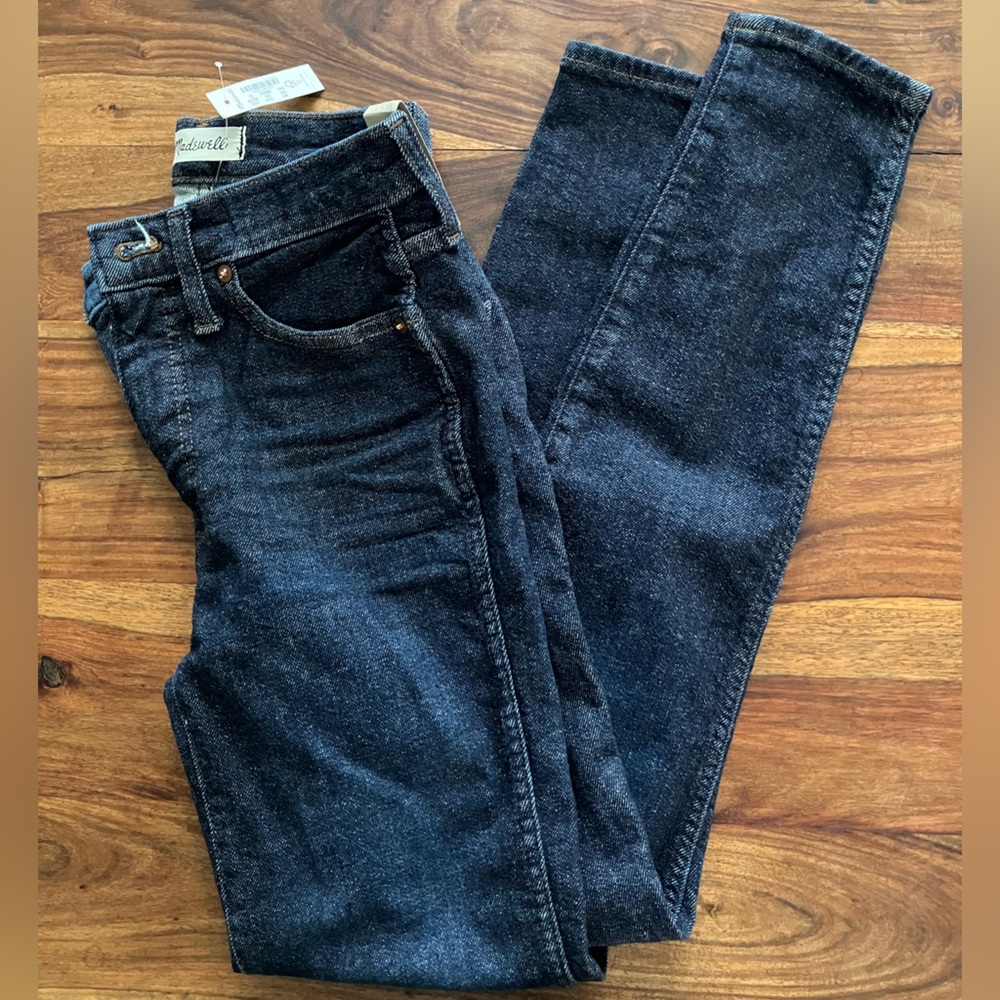 NWT! MADEWELL 10" High-Rise Skinny Jeans in Dalesford Wash